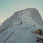 After climbing Half Dome, Yosemite