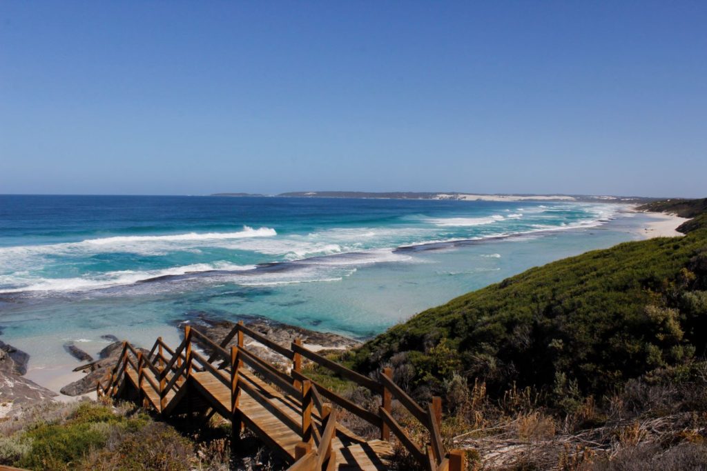 11 mile beach is a must-stop on your road trip from Perth to Esperance