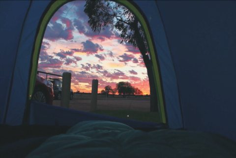 Australia outback camping solo