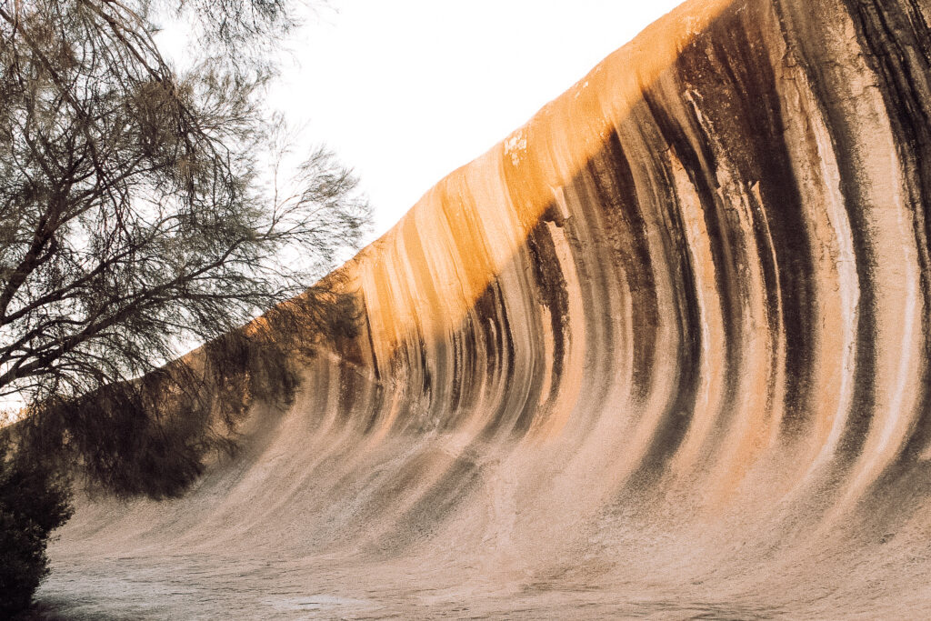 Wave Rock, Hyden is often a last stop on the Perth to Esperance road trip