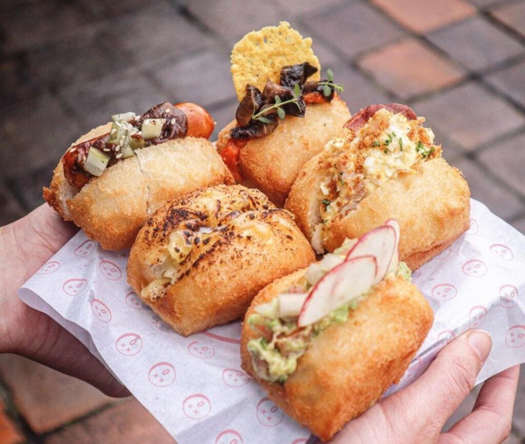 Kings Cross farmers markets in sydney bao buns